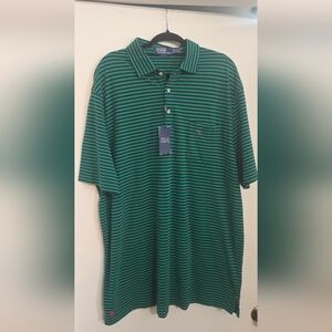 Polo Ralph Lauren Classic Fit Featherweight Mesh Polo Green Blue Men SZ XXL NWT